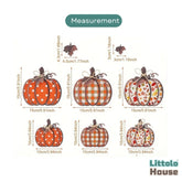 Pumpkins Theme Decorative Board D156 | Pack of 6 | Orange